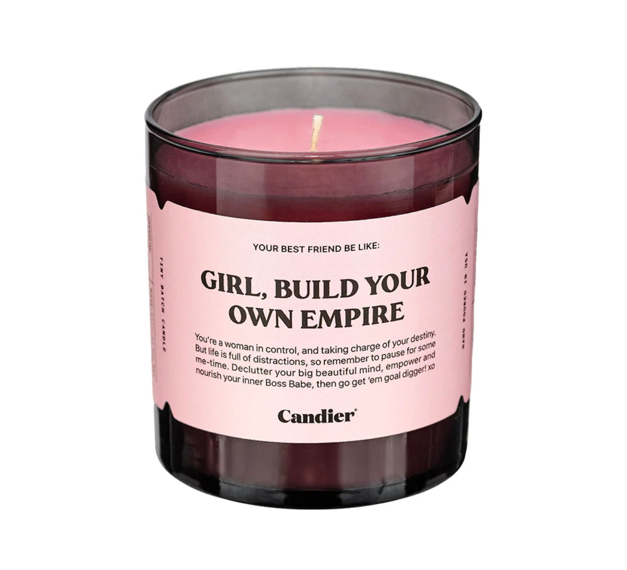 Candier | Girl build your own empire candle| shop now | Tullyhaize