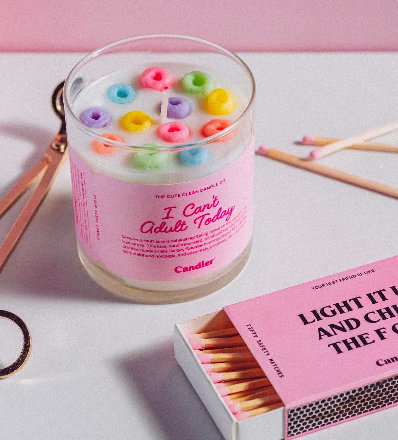 Candier | Yo I can’t adult today candle | shop now | Tullyhaize