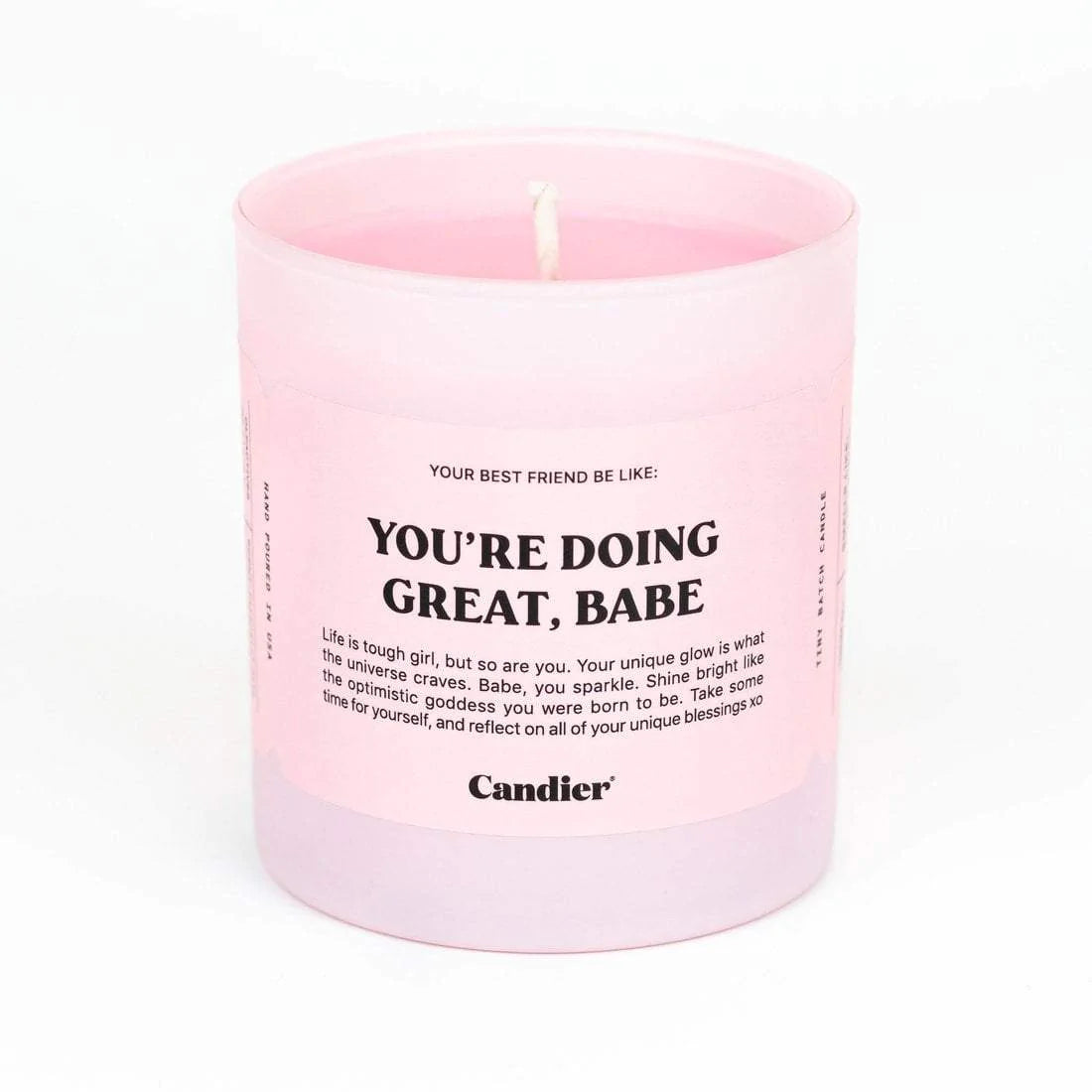 Candier | doing great candle| shop now | Tullyhaize
