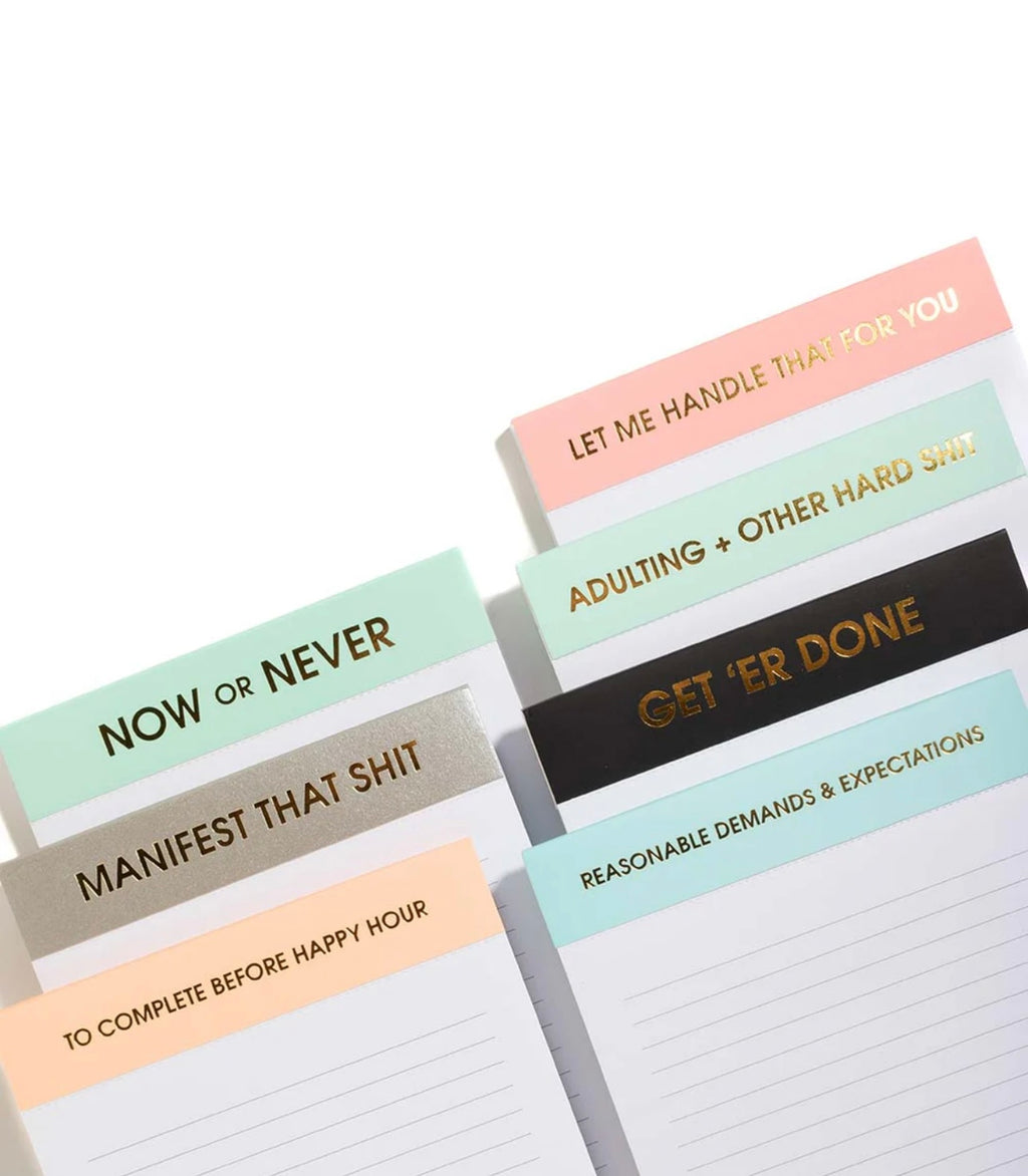Chez Gagne | shit show notepad | shop now | Tullyhaize
