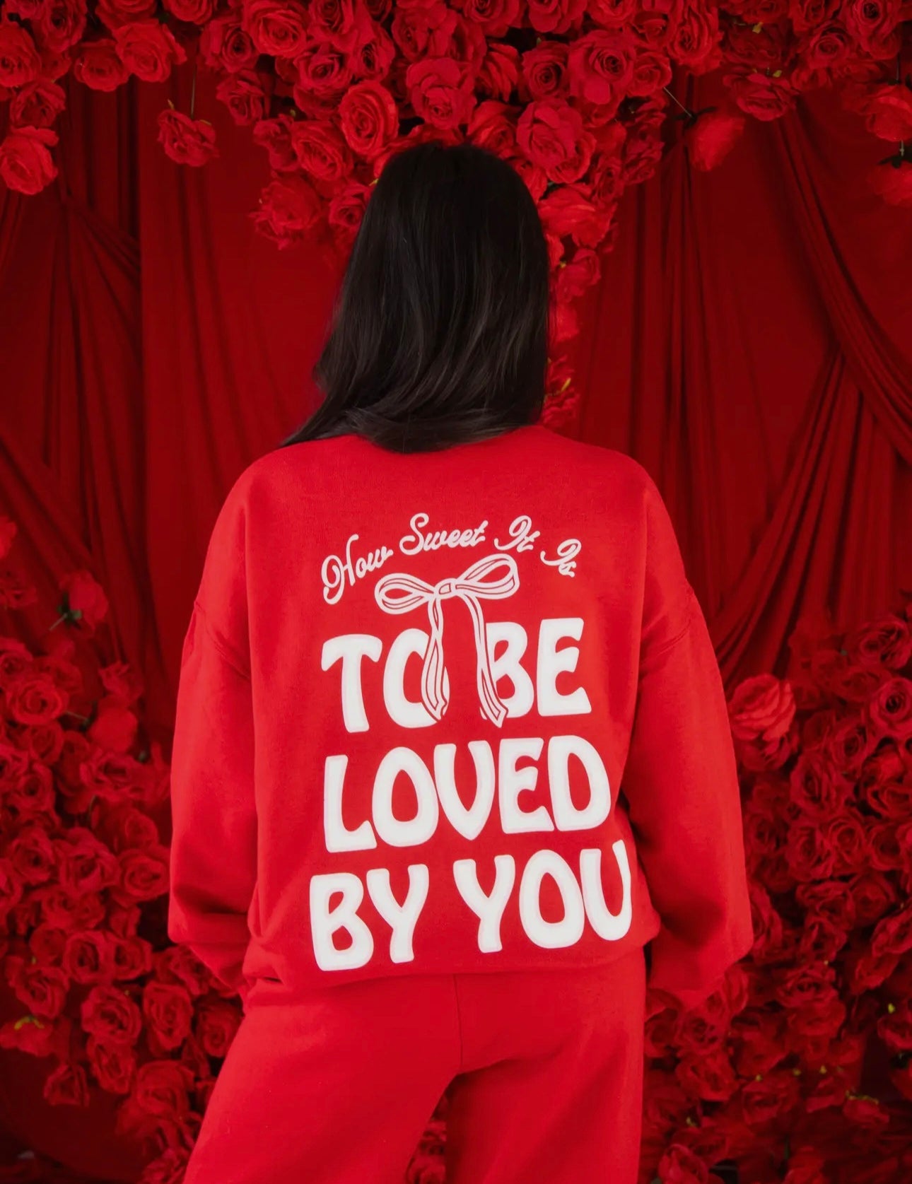 To be loved by you sweatshirt | Friday + Saturday | shop now | Tullyhaize
