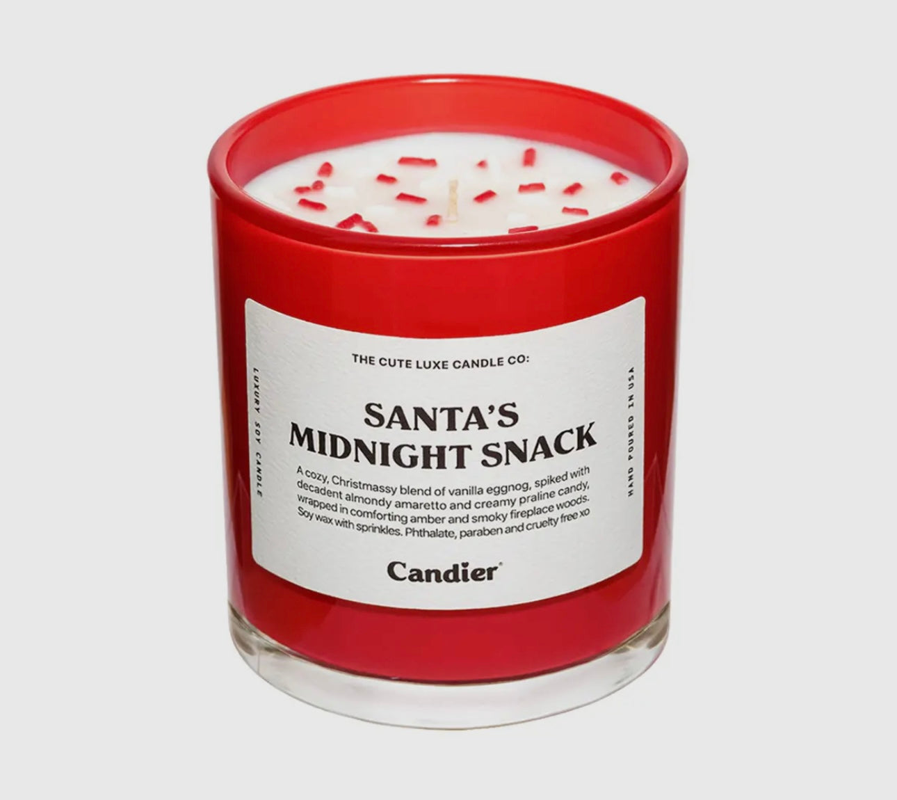 Santas midnight snack candle | Candier | shop now | Tullyhaize