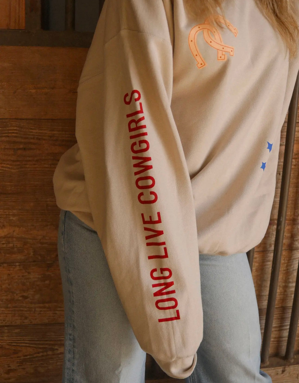 Charlie Southern | Patchwork cowboy sweatshirt | shop now | Tullyhaize