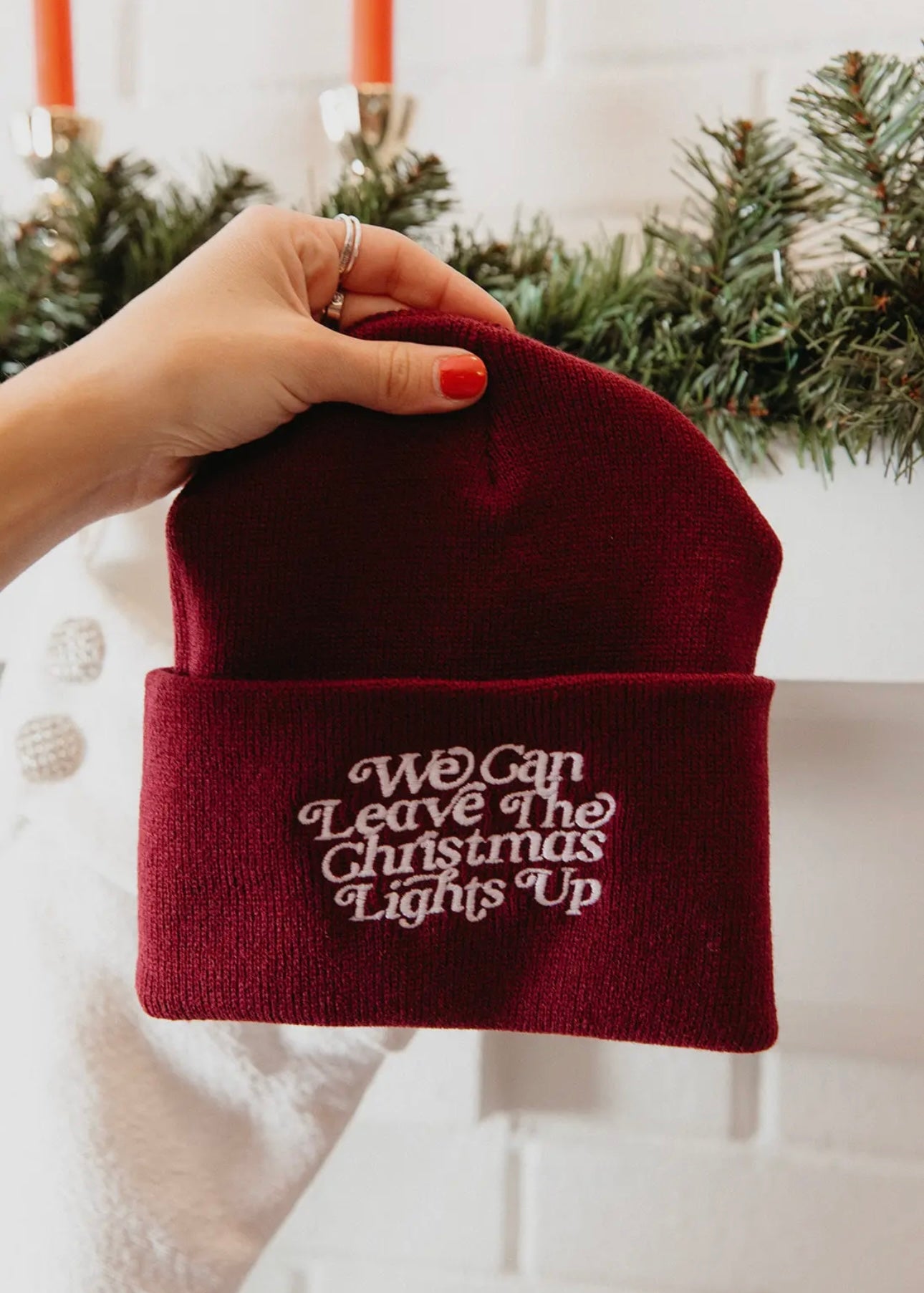 Christmas lights beanie | Girl Tribe | shop now | Tullyhaize