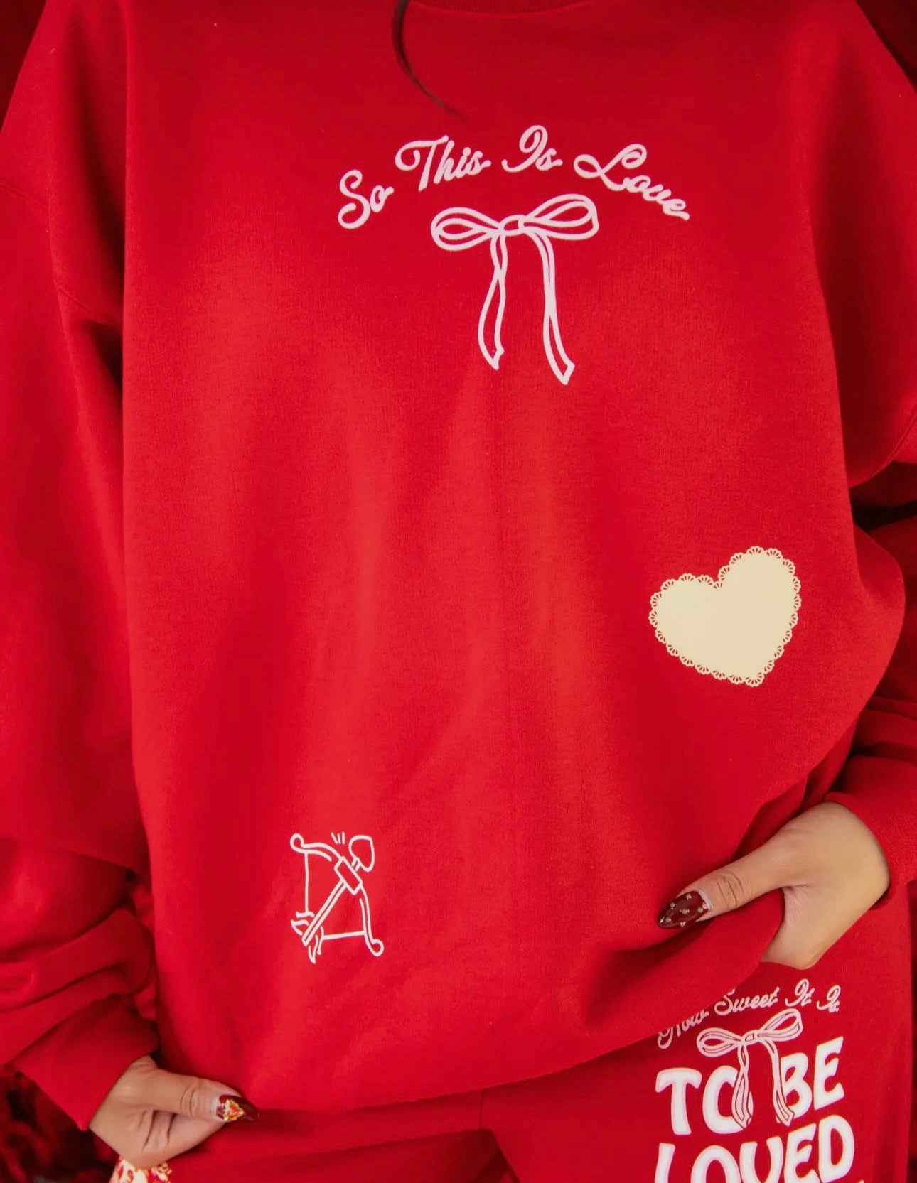 To be loved by you sweatshirt | Friday + Saturday | shop now | Tullyhaize