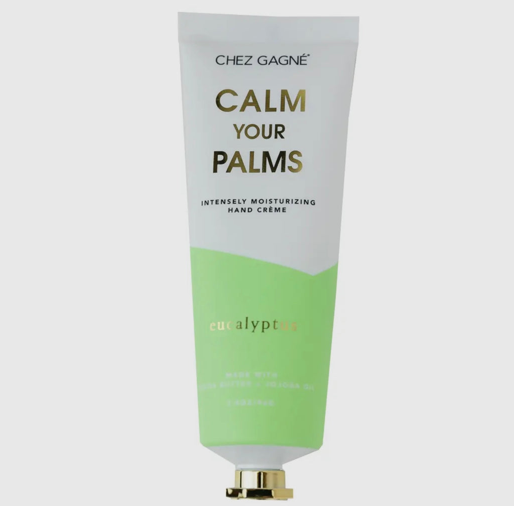 Chez Gagne | calm your palms handcream | shop now | Tullyhaize