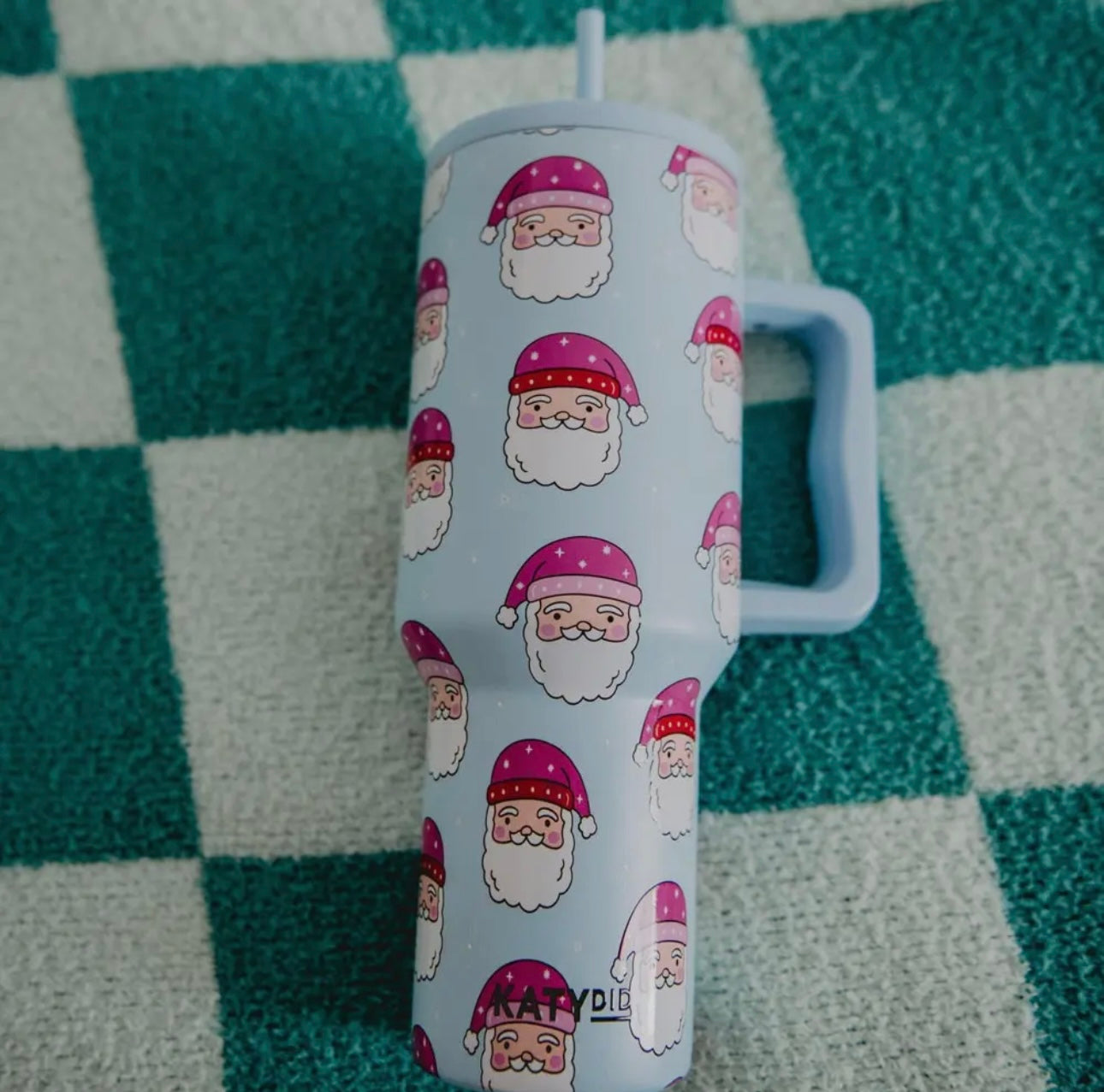Santa blue tumbler | katydid | shop now | Tullyhaize