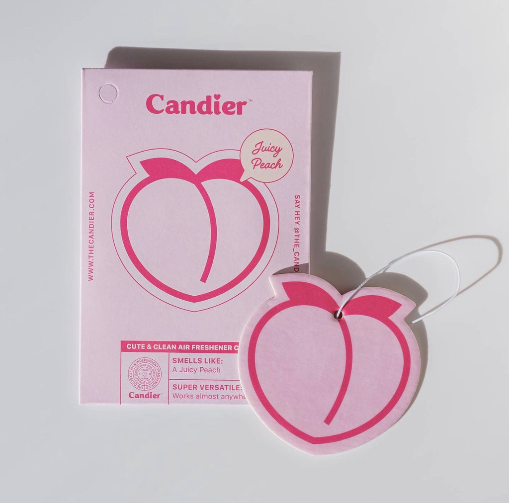 Juicy peach car freshener | candier | shop now | tullyhaize