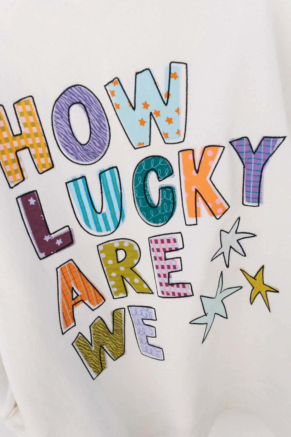 How lucky are we | Etta & East | shop now | Tullyhaize