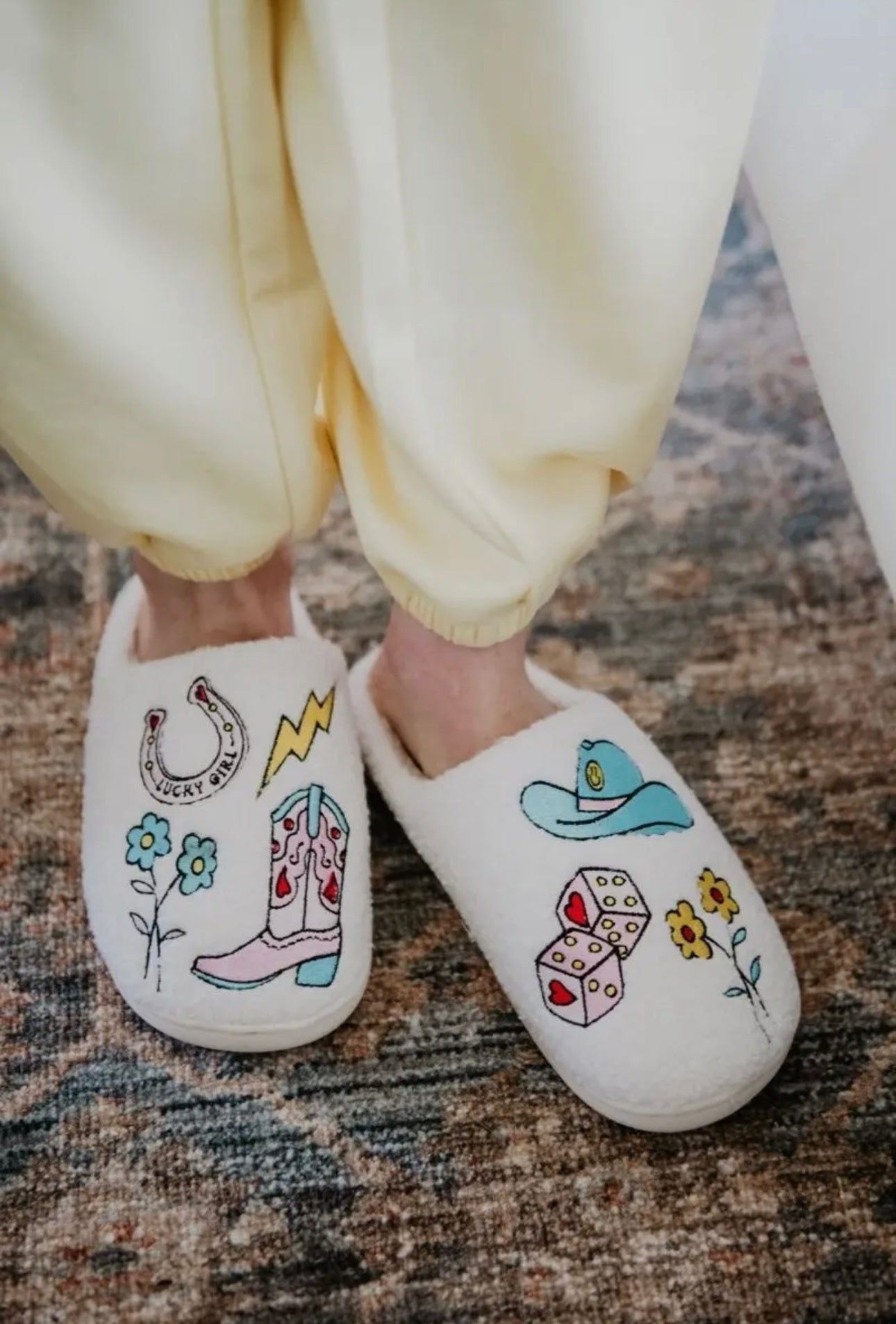 KatyDid| Lucky cowgirl slipper | shop now |Tullyhaize
