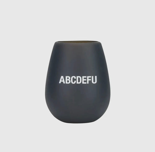 ABCDEFU wine cup