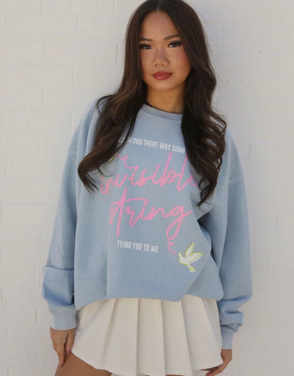 Friday + Saturday | invisible string sweatshirt  | shop now | Tullyhaize