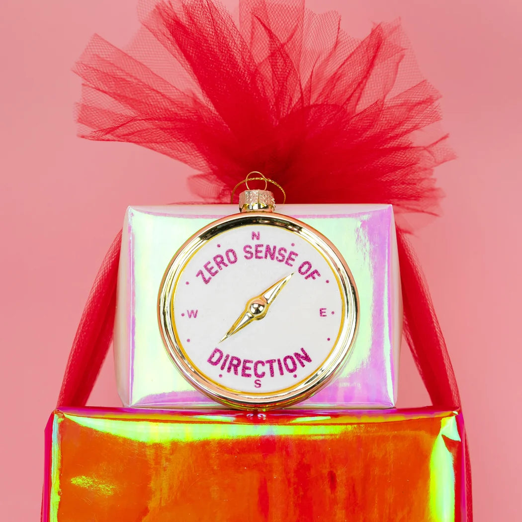 Zero sense of direction ornament | chez Gagne | shop now | tullyhaize