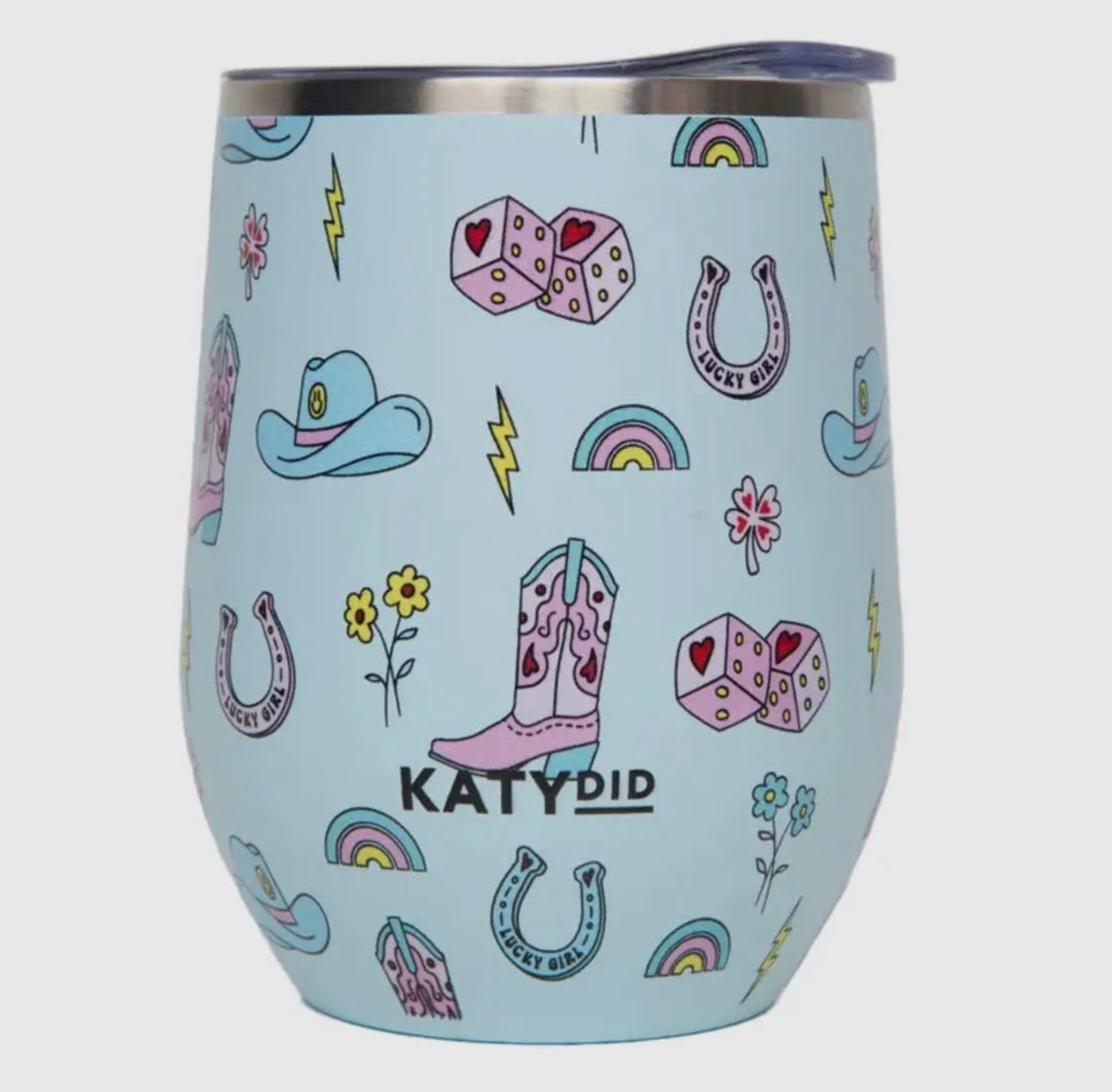 KatyDid| Lucky girl tumbler | shop now | Tullyhaize