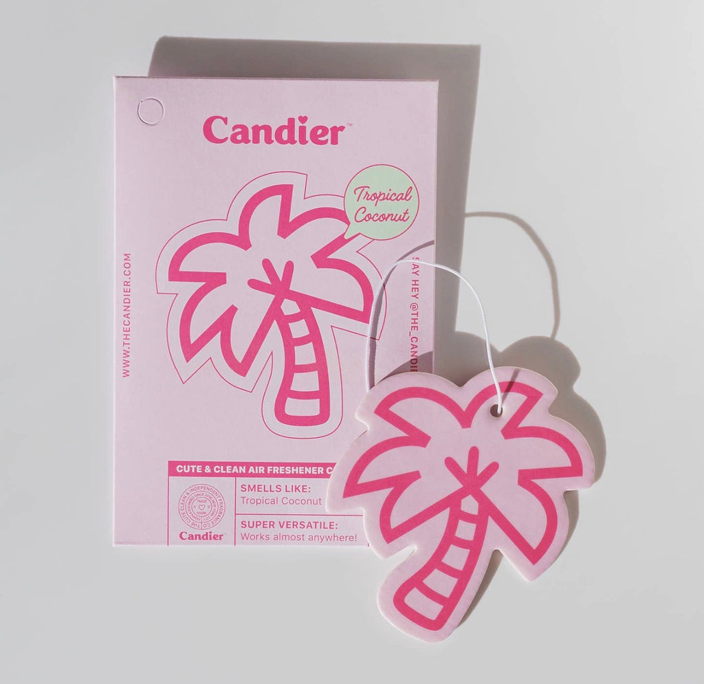 Tropical coconut car freshener | candier | shop now | tullyhaize