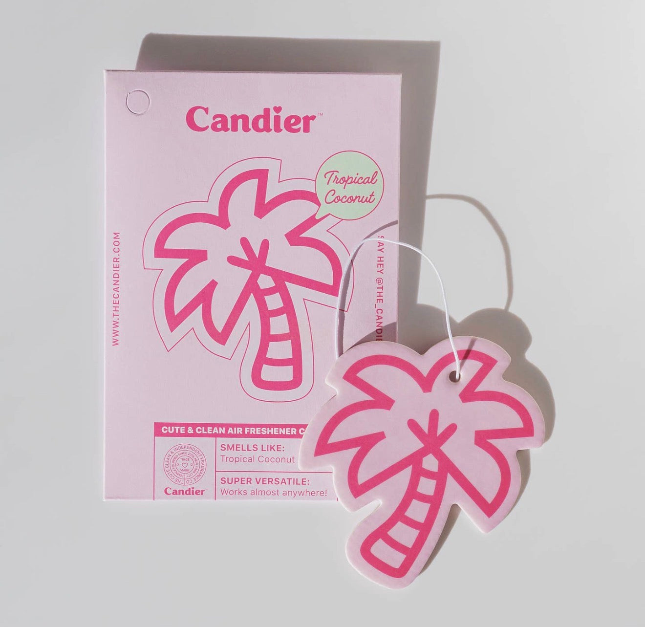 Tropical coconut car freshener | candier | shop now | tullyhaize
