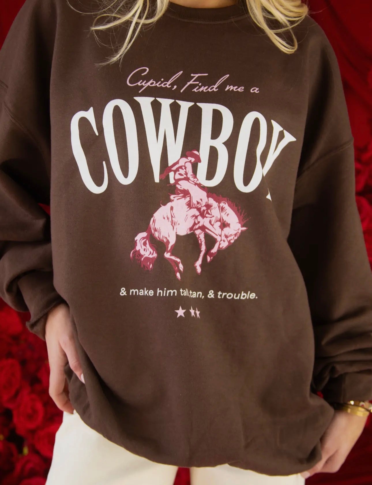 Cupid find me a cowboy | Friday + Saturday | shop now | Tullyhaize
