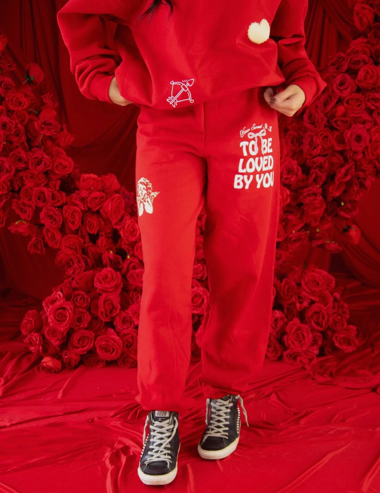 To be loved by you sweatpants | Friday + Saturday | shop now | Tullyhaize