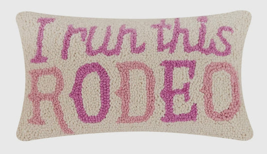 Peking Handicraft | Run this rodeo pillow | shop now | Tullyhaize