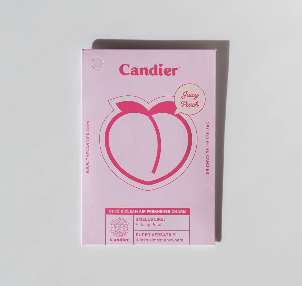 Juicy peach car freshener | candier | shop now | tullyhaize