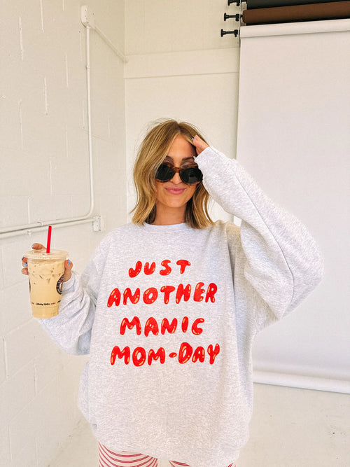 Another manic mom-day sweatshirt | Etta & East | shop now | Tullyhaize