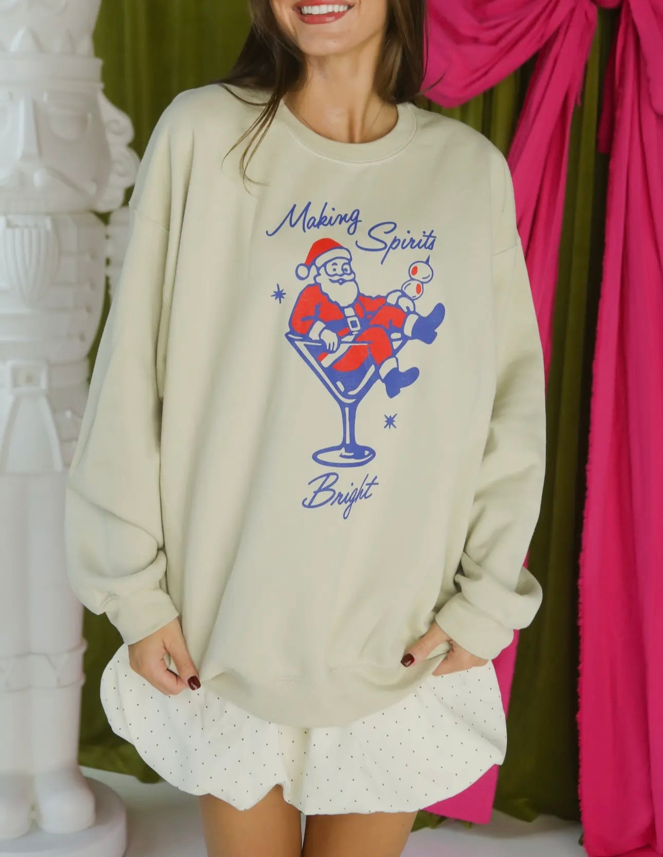 Making spirits sweatshirt | Friday + Saturday | shop now | Tullyhaize