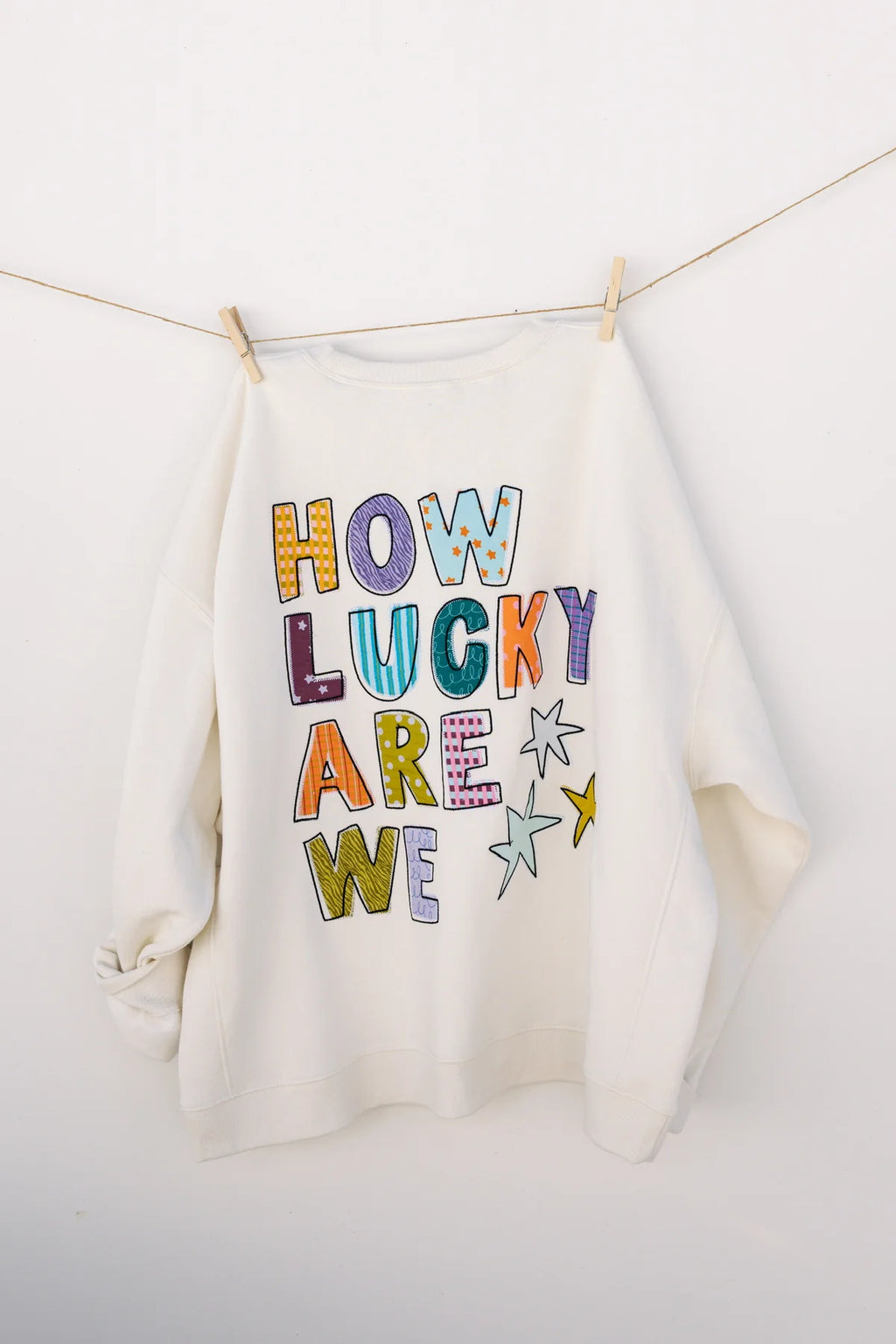 How lucky are we | Etta & East | shop now | Tullyhaize