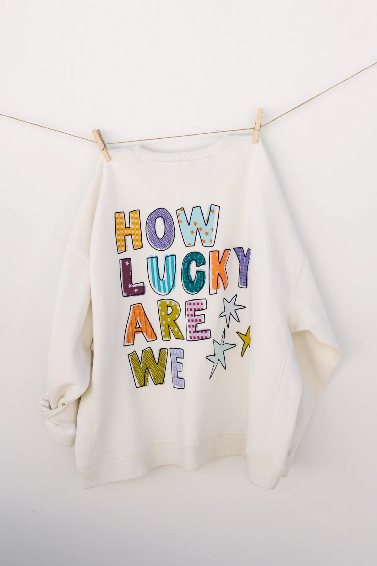 How lucky are we | Etta & East | shop now | Tullyhaize
