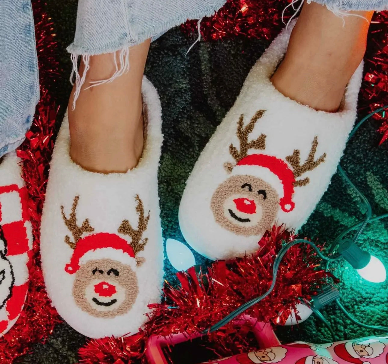 Rudolph slippers | katydid | shop now | Tullyhaize
