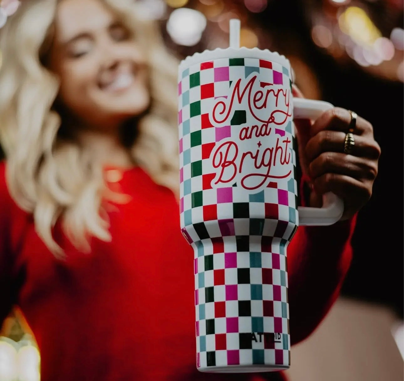 Merry and bright tumbler | katydid | shop now | Tullyhaize
