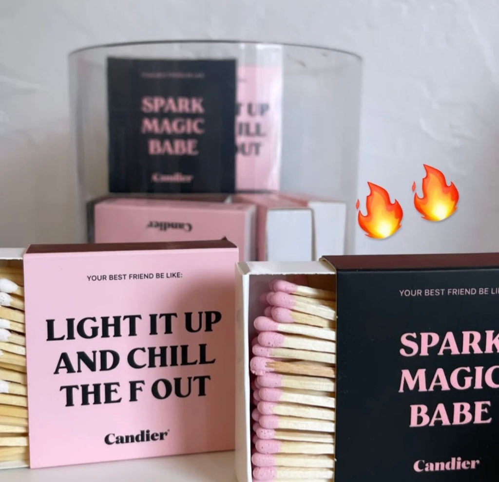 Candier | Light it up and chill the f out matches | shop now | Tullyhaize
