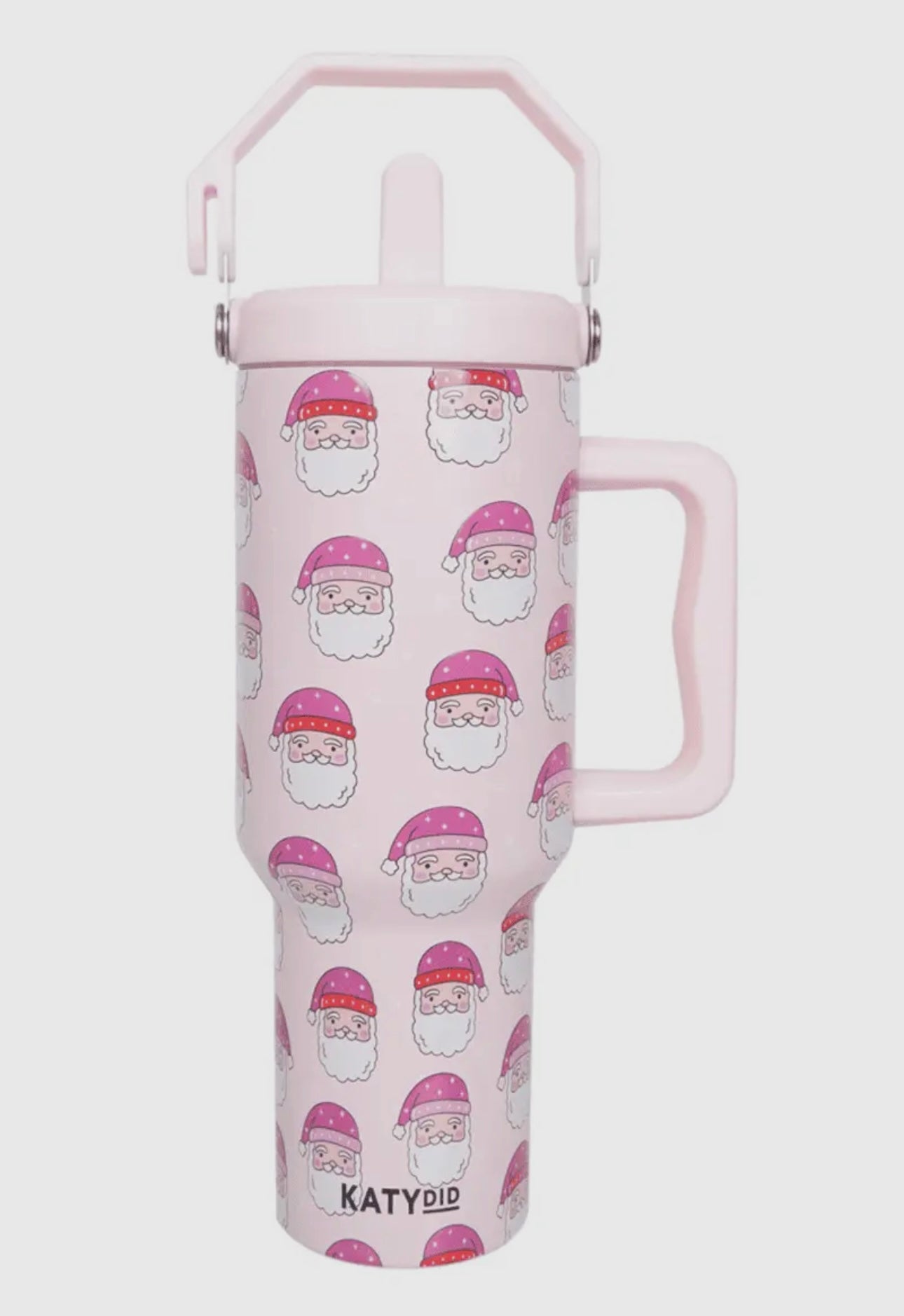 Santa pink tumbler | katydid | shop now | Tullyhaize