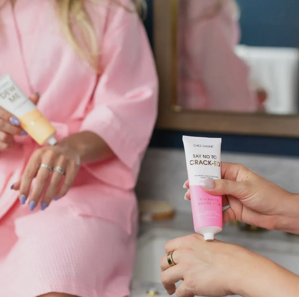 Chez Gagne | Say no to Crack’d handcream | shop now | Tullyhaize