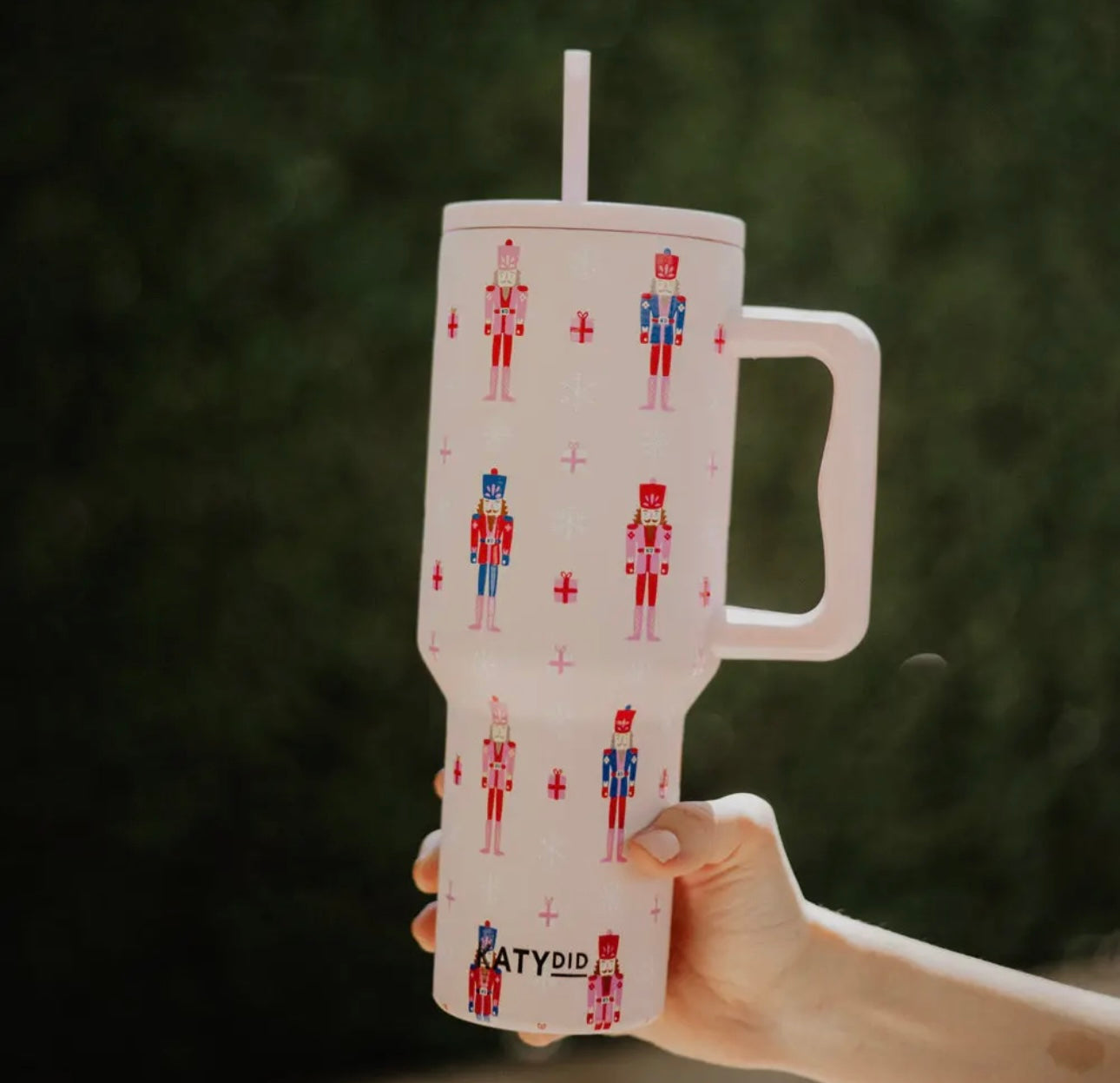 Pink nutcracker tumbler | katydid | shop now | Tullyhaize
