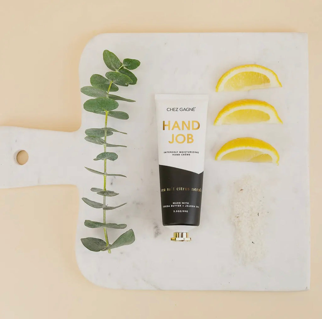 Chez Gagne | Hand Job handcream| shop now | Tullyhaize
