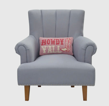 Peking Handicraft | Howdy y’all pillow | shop now | Tullyhaize