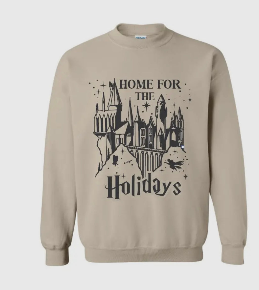 Home for the holidays sweatshirt