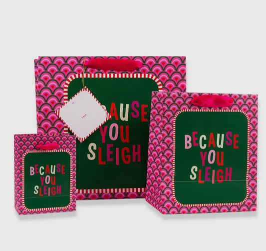 Because you sleigh gift bag