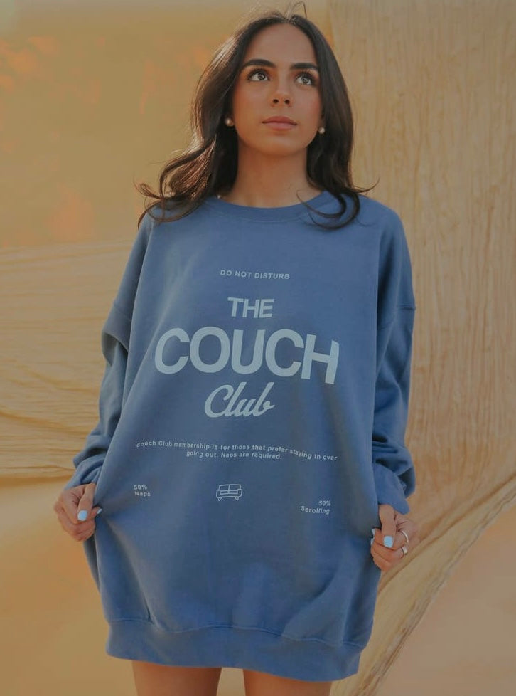 Couch Club - Blue Sweatshirt