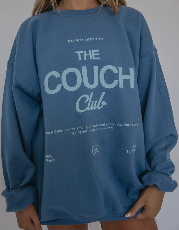 Couch Club - Blue Sweatshirt