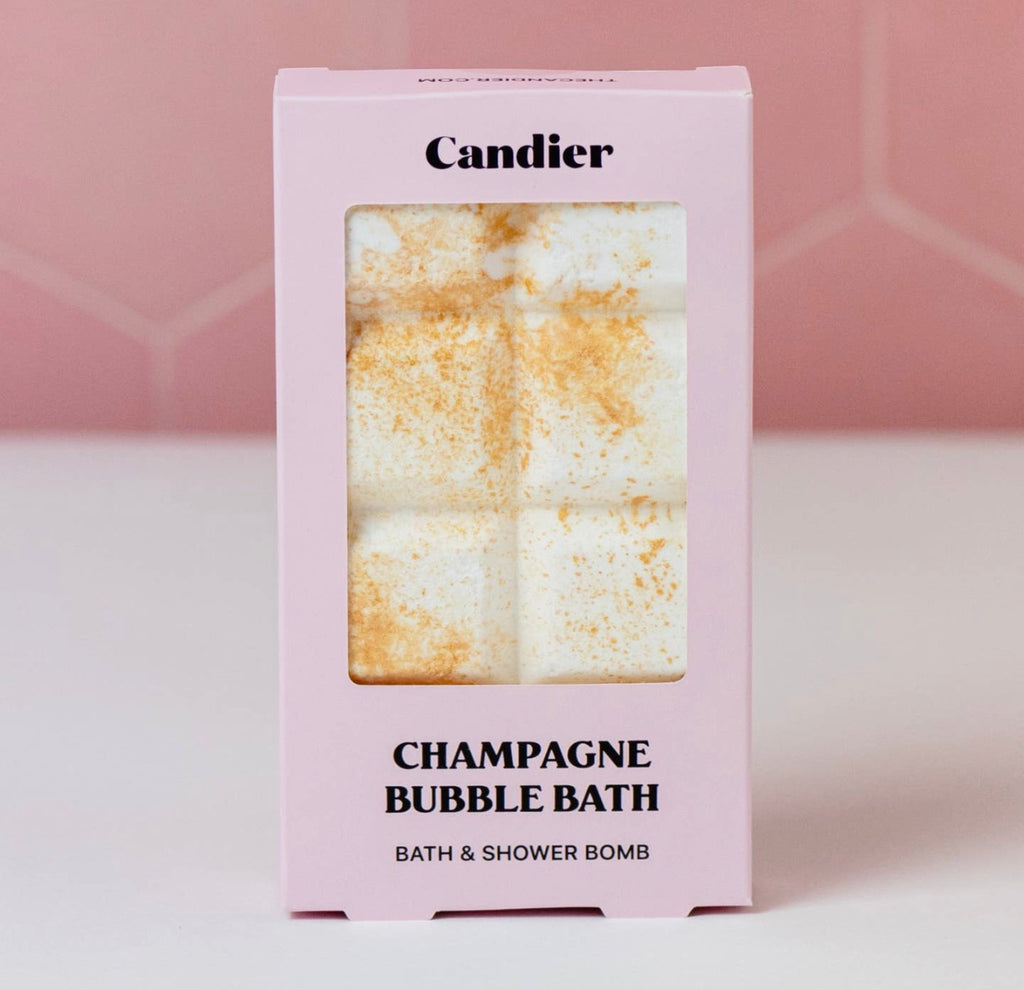Champagne bath and shower bomb | candier | shop now | Tullyhaize