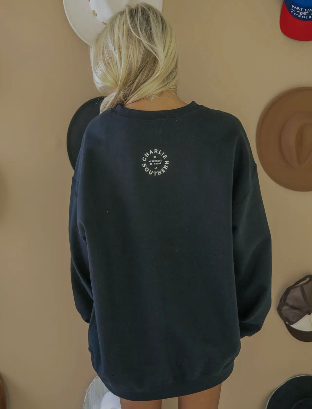Charlie Southern | Black Rodeo sweatshirt | shop now | Tullyhaize