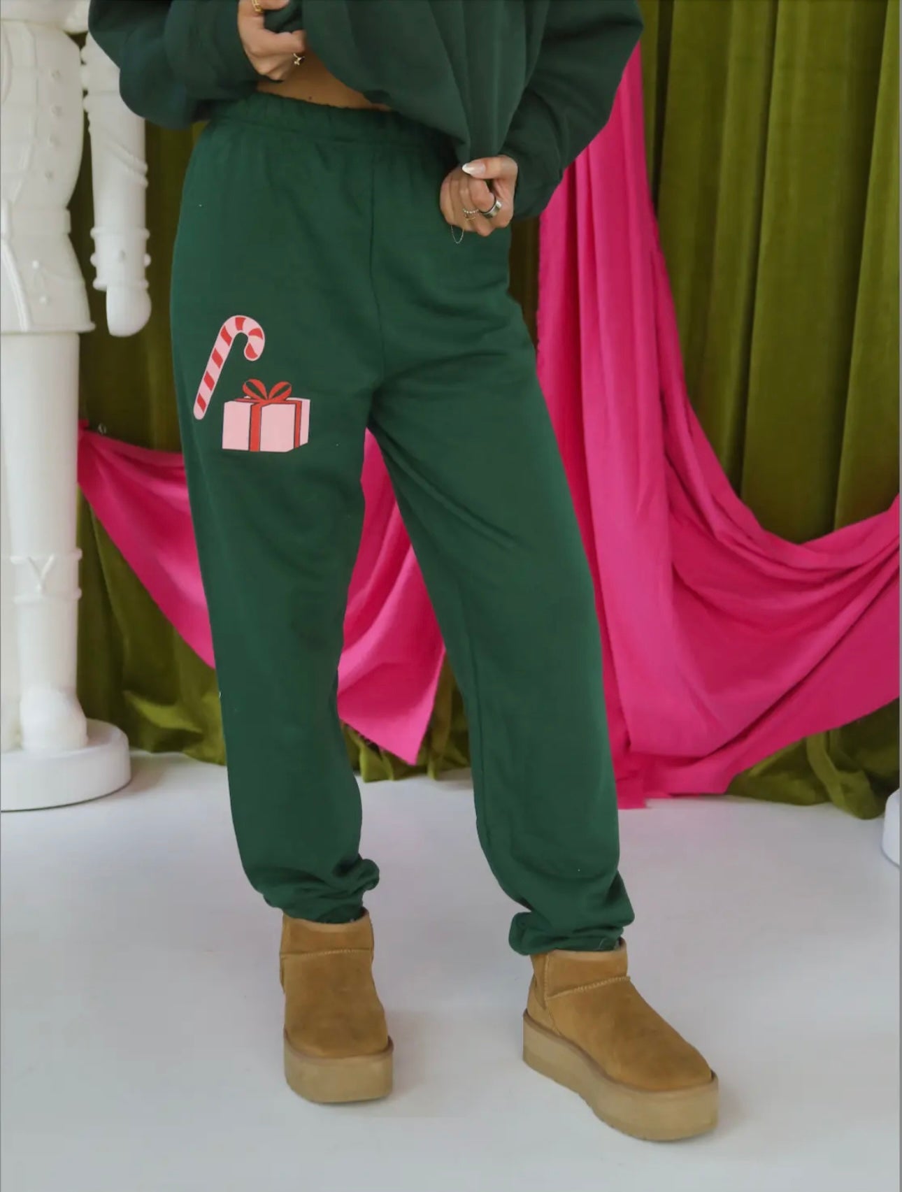 Merry and bright joggers | Charlie Southern | shop now | Tullyhaize