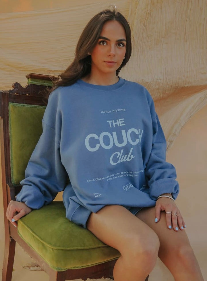 Couch Club - Blue Sweatshirt