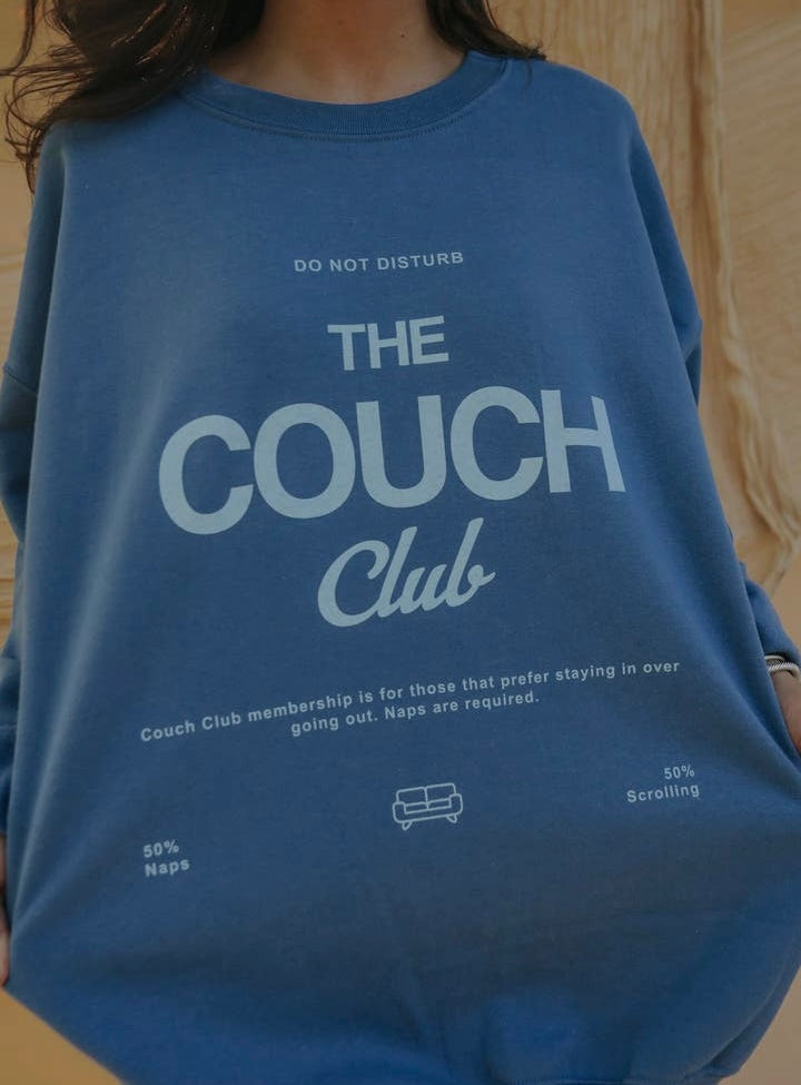 Couch Club - Blue Sweatshirt