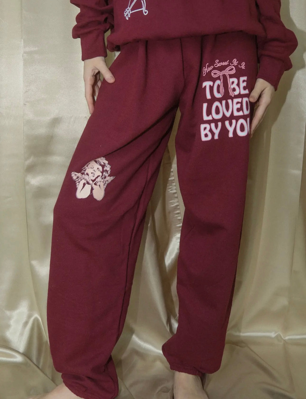 Friday + Saturday | To be Loved sweatpants | shop now | Tullyhaize