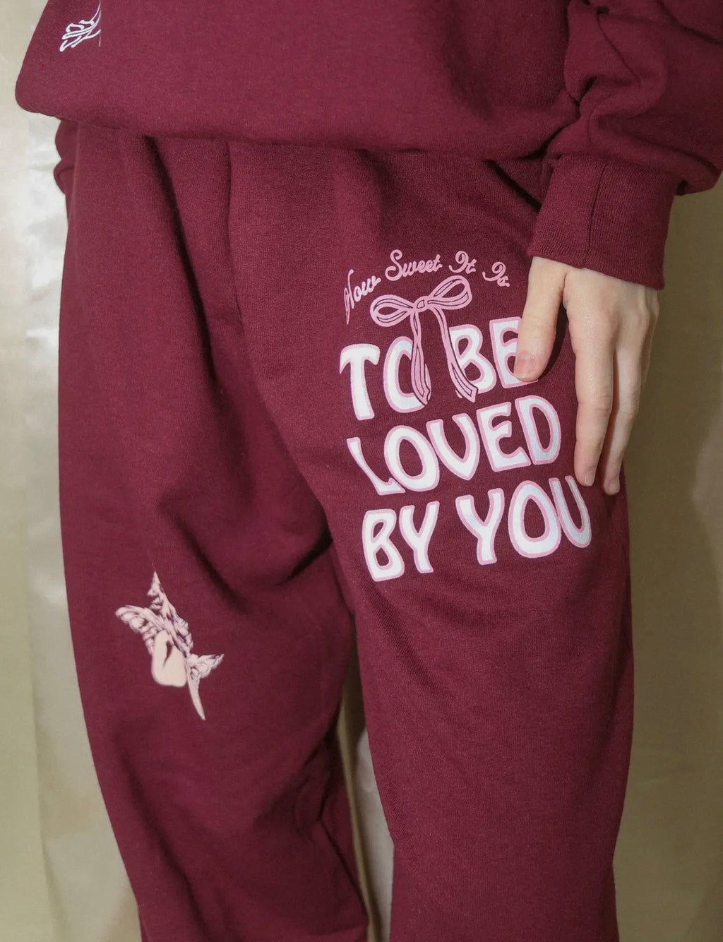 Friday + Saturday | To be Loved sweatpants | shop now | Tullyhaize