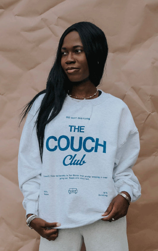 Couch club sweatshirt - grey