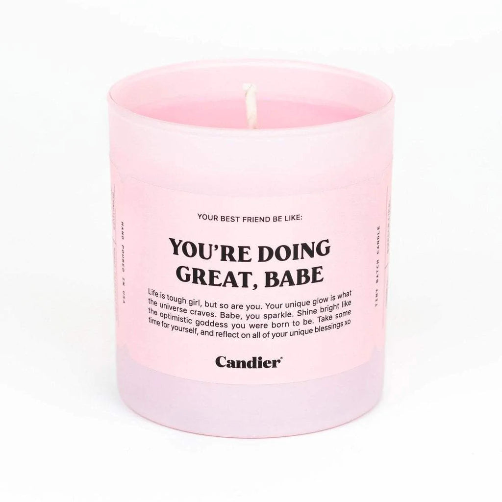 Candier | doing great candle| shop now | Tullyhaize