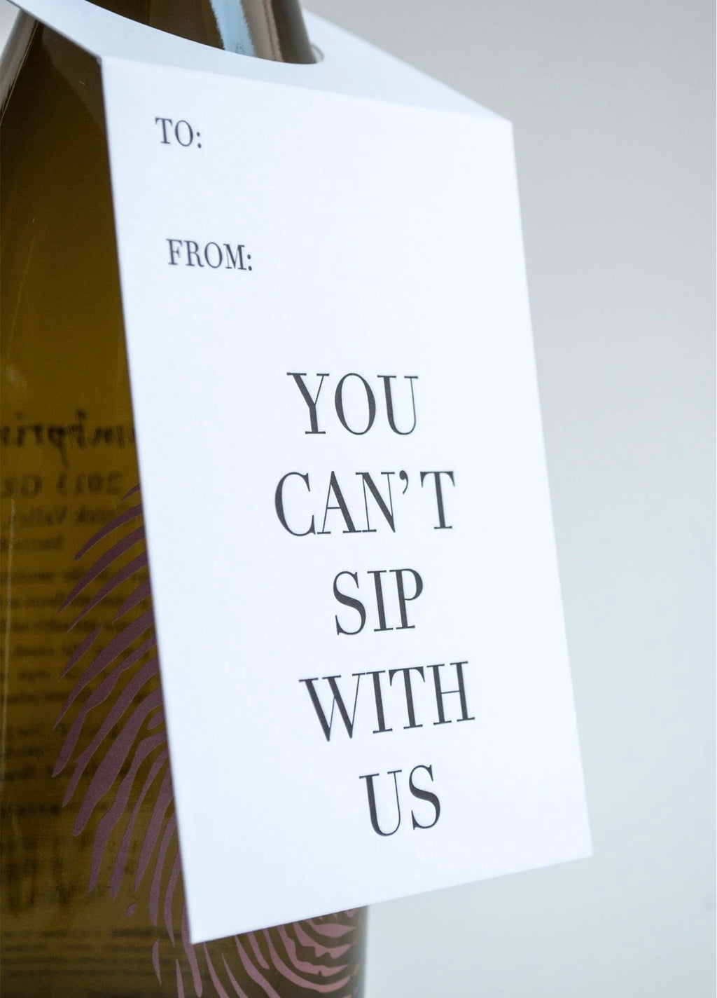 You can’t sip with us